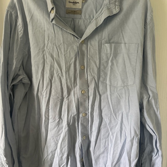 Good Fellow Blue Dress Shirt Slim - Picture 3 of 5